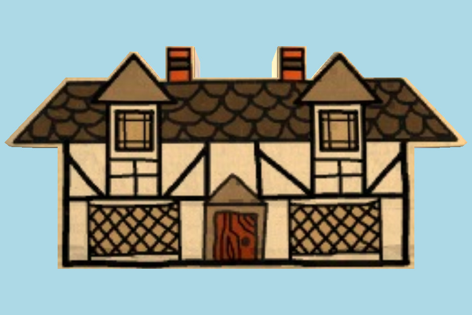 LittleBigPlanet Karting Medieval House 3d model